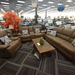 3pc Reclining Living Room Set 