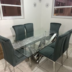 Mesa de comedor de 6 sillas