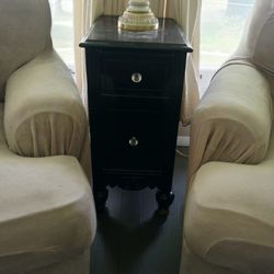 Vintage Black Side Table