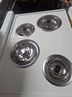 GE 30 in. 4 Burner Element Free-Standing Electric Range in White