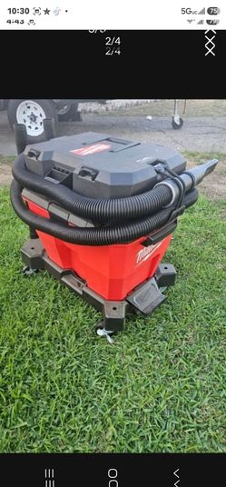 9 gallons Milwaukee M18 Fuel wet and dry shop vac