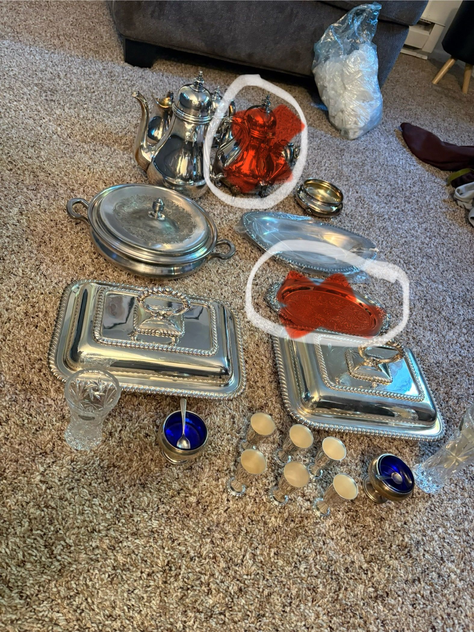 Silver Plated Set
