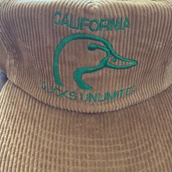 California Ducks Unlimited ZIPBACK HAT
