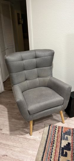 Modern Gray fabric Chair
