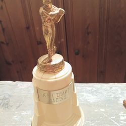 Set Of #3 Vintage Sports Trophies