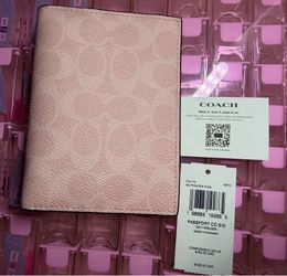 Coach Passport holder