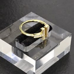 GOLD PLATED RING SIZE 7