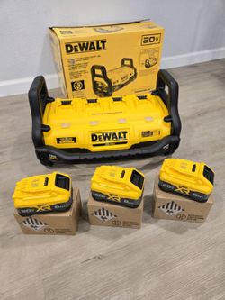 DEWALT DCB1800B 1800W Portable Power Station & 3 20V PowerPack 8.0 Batteries
