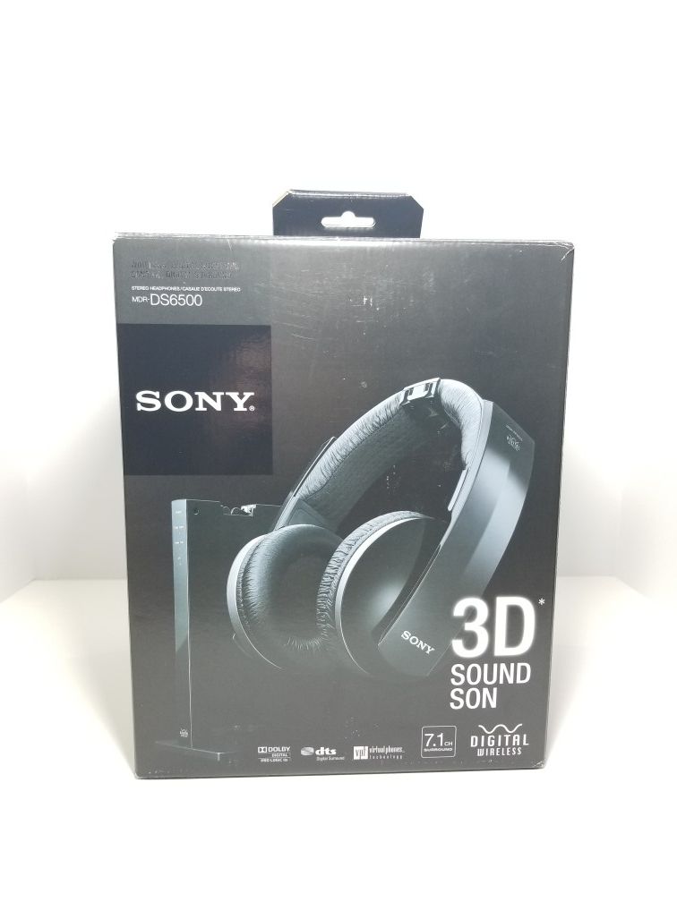Sony MDR-DS6500 Wireless 7.1 3D Digital Surround Sound Headphones