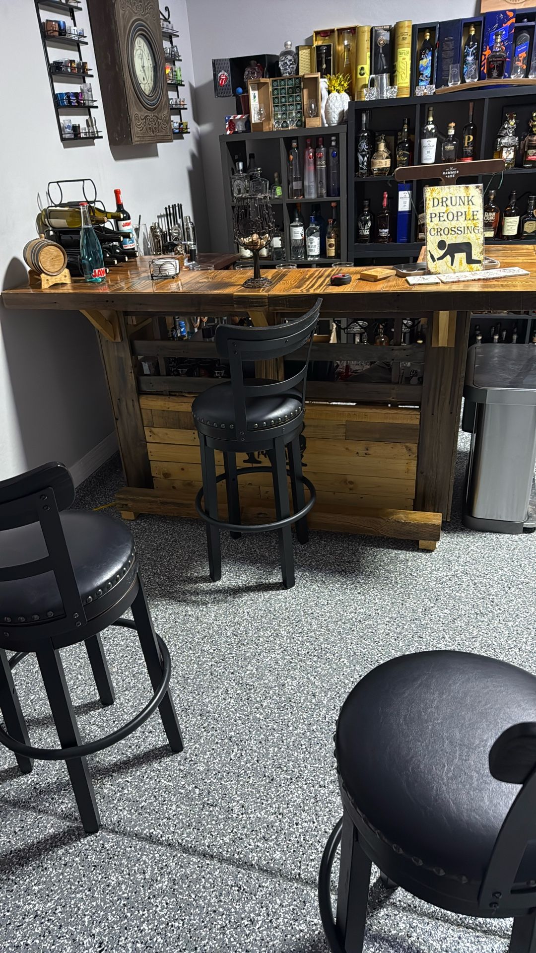 Wooden Bar Only No Stools 