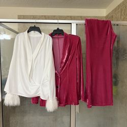 3pc Blazer And Pants Suits 