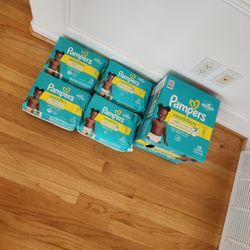 134 Pampers Swaddlers Diapers Size 5 Factory Sealed