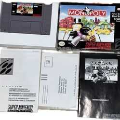 Monopoly (Super Nintendo Entertainment System, 1992)