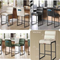 Set Of 4 Bar Stools 