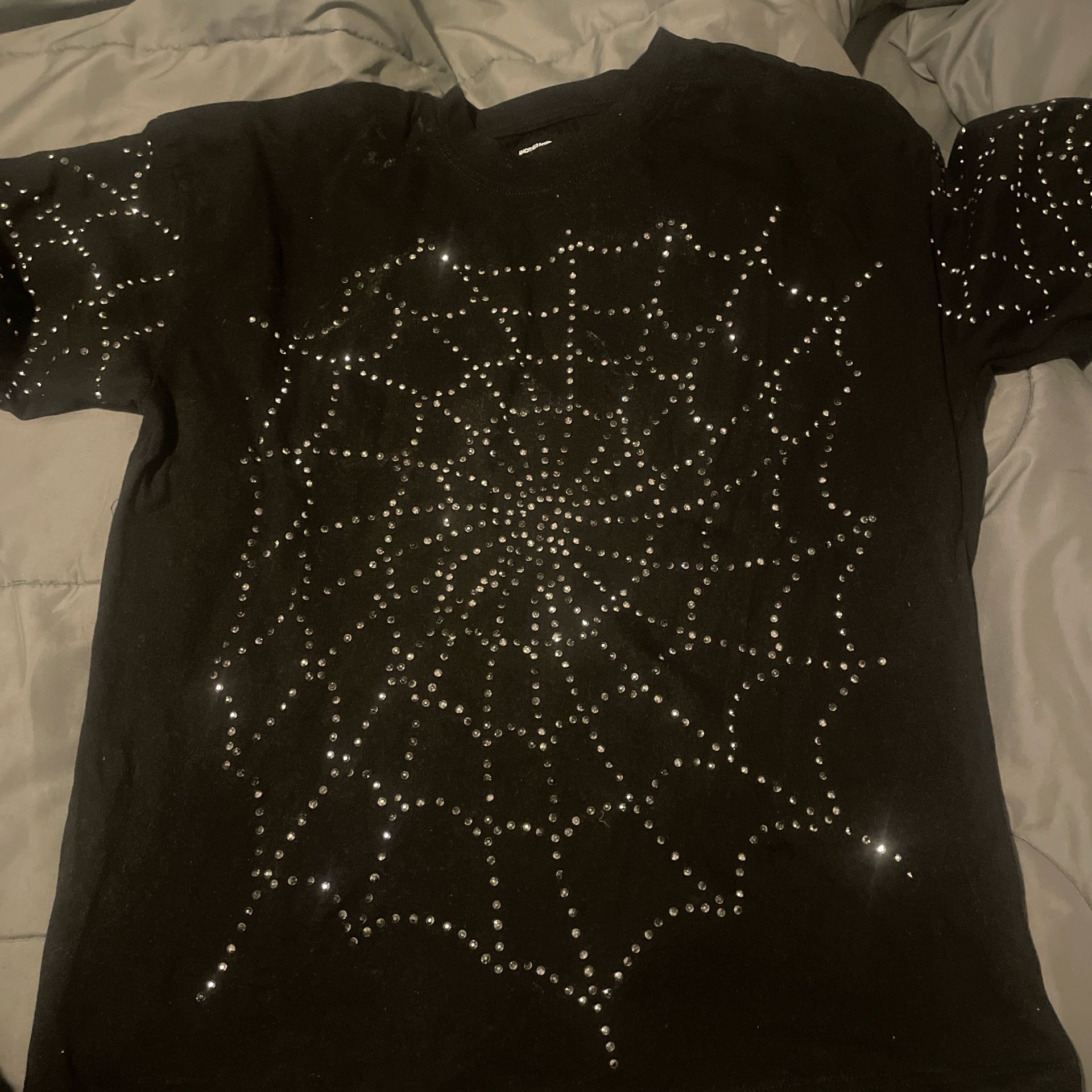 Black Spider Web Shirt