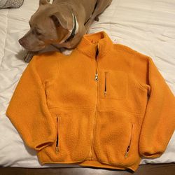 Lands End Clemson Orange Fleece Jacket Women’s Small