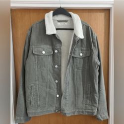 Men's Pacsun Corduroy Sherpa Green Jacket

XL New