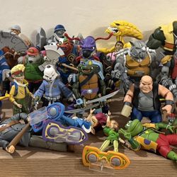 Huge Lot of Neca TMNT Figures. See Photos! Teenage Mutant Ninja Turtles 