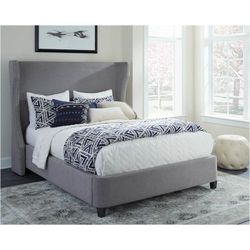 Large New King Size Bed Frame Upholstered