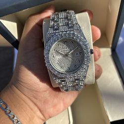 High quality iced out watch