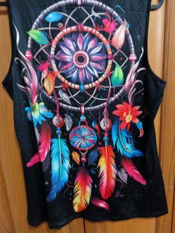 Beautiful Sleeveless Indian Style Dreamcatcher Design