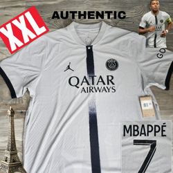 Jordan PSG Mbappe 7 22/23 Authentic Away Jersey