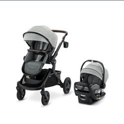 Graco Modes Trio Travel System, Infant Stroller, Hemlock
