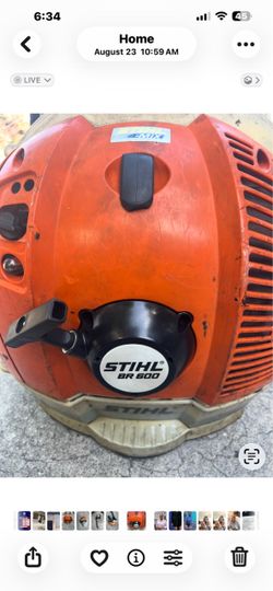 Stihl back pack blower  br 600 works perfect