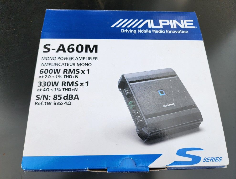 Alpine Amplifier