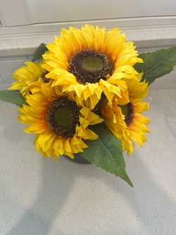 Sunflower Flower Vase