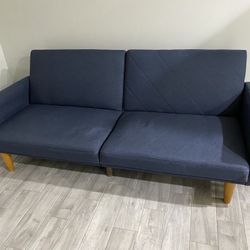Blue Sofa futon