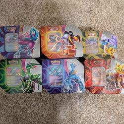 Pokemon TCG Paradox Destinies/Clash Tins