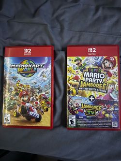Mario kart and Mario party