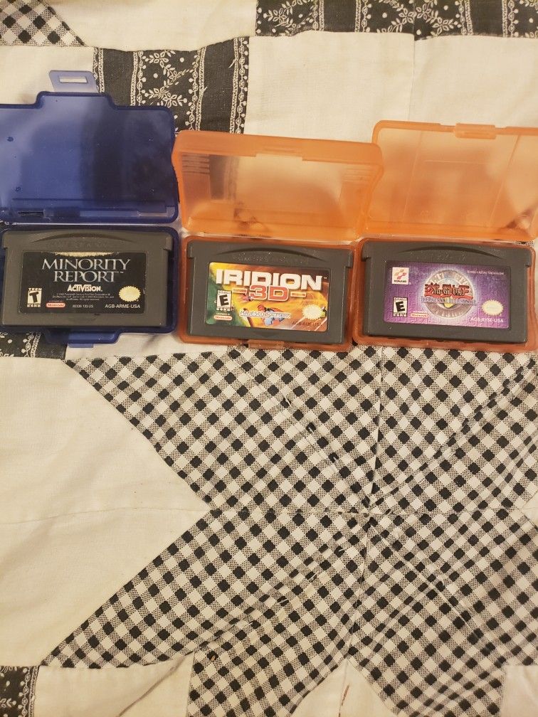 Gameboy Advance/3 Games