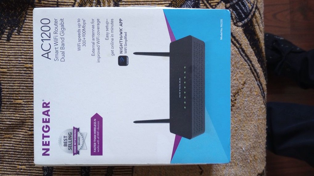 Netgear AC1200 Smart Wifi Router Dual Band Gigabit