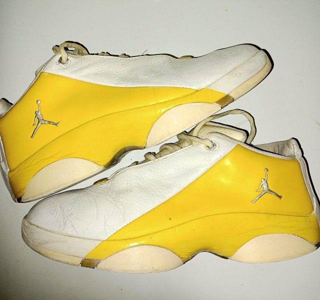 TENNIS SHOES RETRO Y2K WHITE CANARY YELLOW JUMPMAN TEAM FLOW LOW AIR JORDAN'S AND DESIGNER STYLE 19 XIX WEST VERSION RED TOE