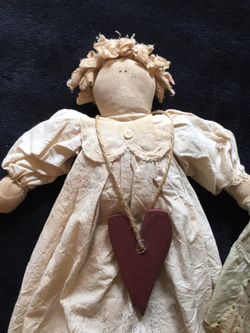 Antique style angel doll