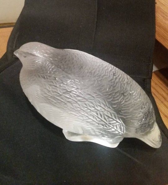 Quail Figurine by Lalique
