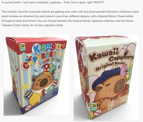 PRESALE SDCC 2026 Capybara Plush Pendant