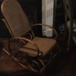 Wicker fancy Rockingchair vintage