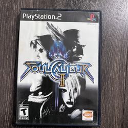 SOUL CALIBUR II PLAYSTATION 2 PS2 VIDEO GAME NAMCO COMPLETE WITH CASE & BOOKLET