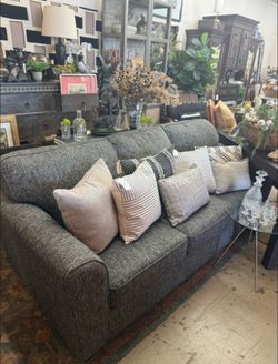 Grey Tweed Couch