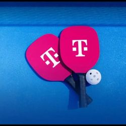 Tmobile Tuesday Pickle Ball Set T-mobile pickleball pink