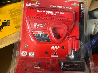 Milwaukee 12v battery and charger