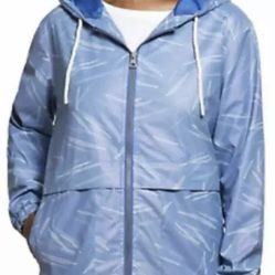 Weatherproof Vintage Womens Rain Slicker Jacket Riverside Blue Size: L