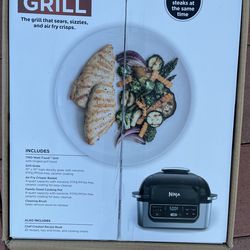 Ninja Foodi 5-in-1 Indoor Grill, Air Fryer, Roast, Bake & Dehydrate AG302