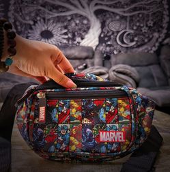 Y2K Marvel Multicolor Graphic Belt Bag New Without Tags 
