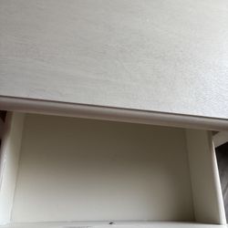 White Bedside Table From HomeGoods 