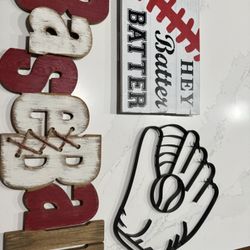 Baseball Wall Decor 