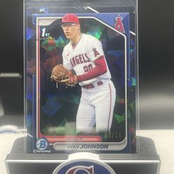 2024 Bowman Draft Sapphire Ryan Johnson Black /10